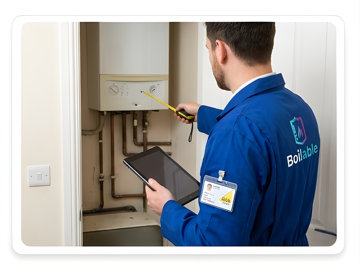 Engineer conducting survey